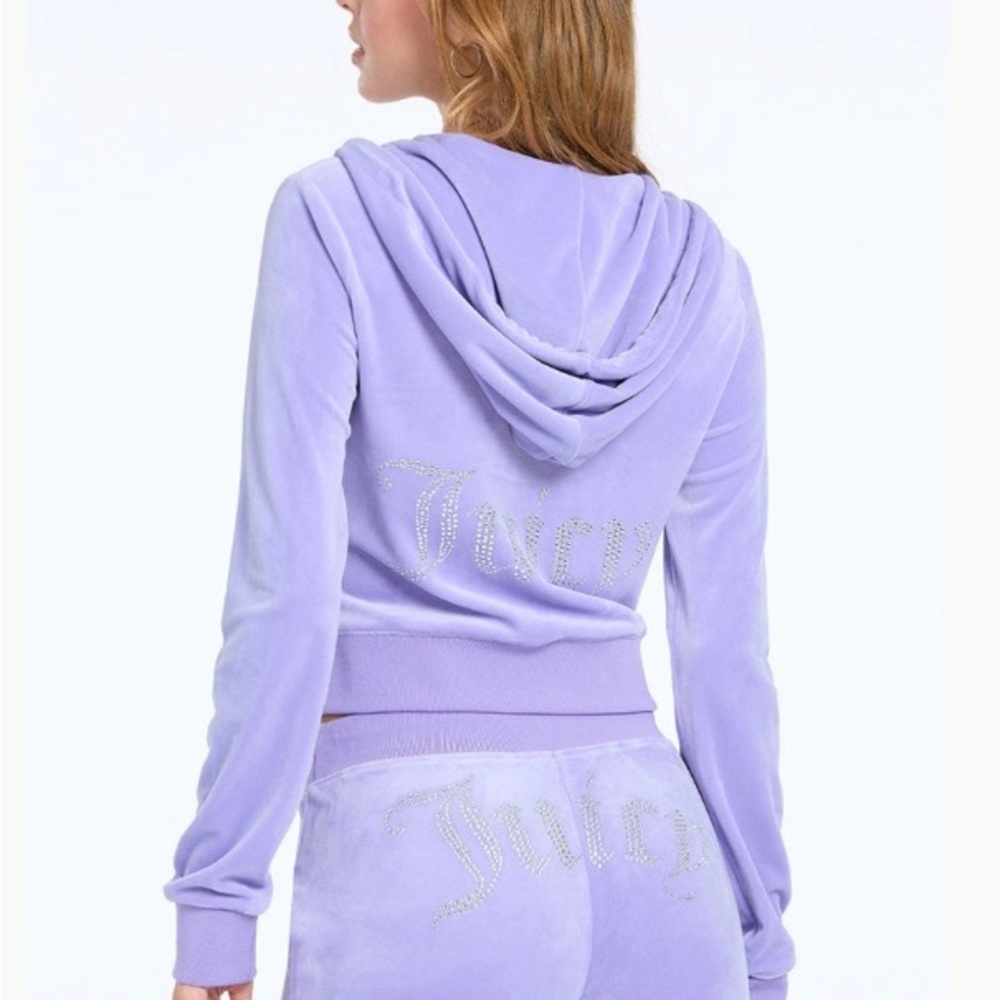OG Big Bling velour hoodie